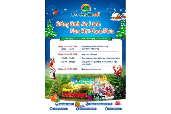 REVEALING SERIES OF EVENTS TO WELCOME 2025: “MERRY CHRISTMAS - HAPPY NEW YEAR”
