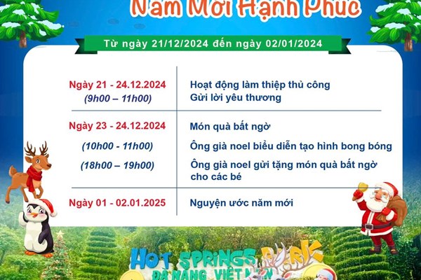 HÉ LỘ CHUỖI SỰ KIỆN CHÀO ĐÓN 2025: “GIÁNG SINH AN LÀNH- NĂM MỚI HẠNH PHÚC